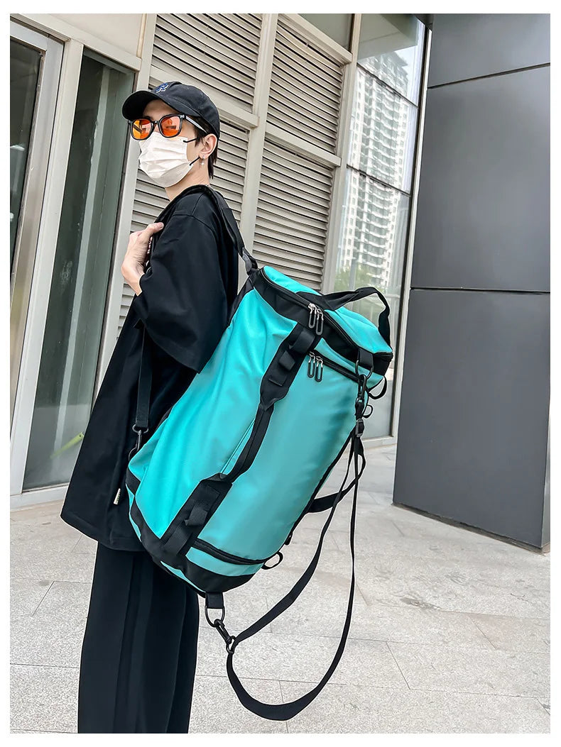 Large capacity basketball sports duffel gym yoga tote outdoor hiking camping bag - product image