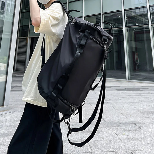 Large capacity basketball sports duffel gym yoga tote outdoor hiking camping bag - product image