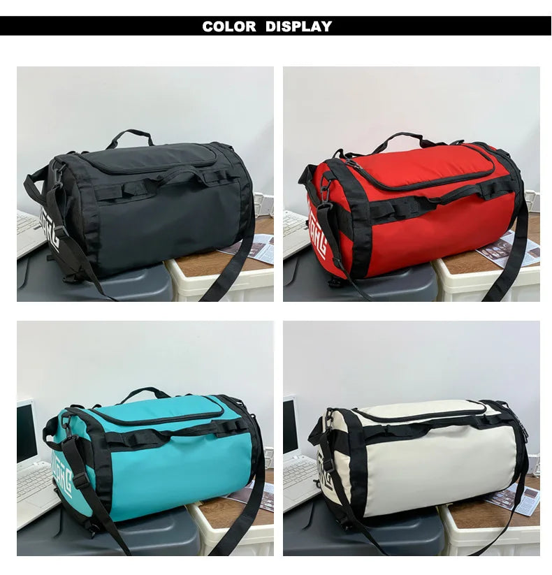 Large capacity basketball sports duffel gym yoga tote outdoor hiking camping bag - product image