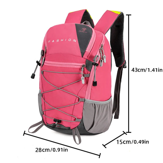 Large capacity climbing backpack lightweight outdoor hiking multipocket nylon - product image