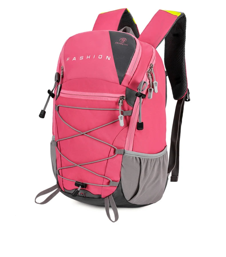Large capacity climbing backpack lightweight outdoor hiking multipocket nylon - product image