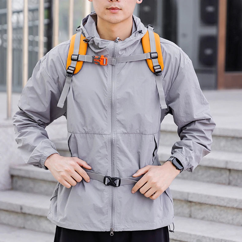 Large capacity climbing backpack lightweight outdoor hiking multipocket nylon - product image