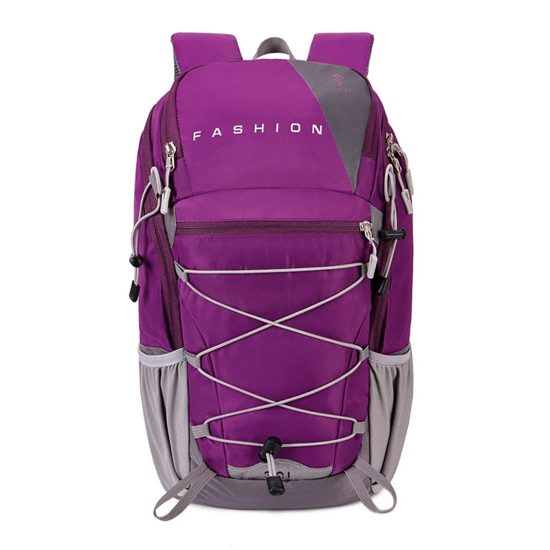 Large capacity climbing backpack lightweight outdoor hiking multipocket nylon - product image