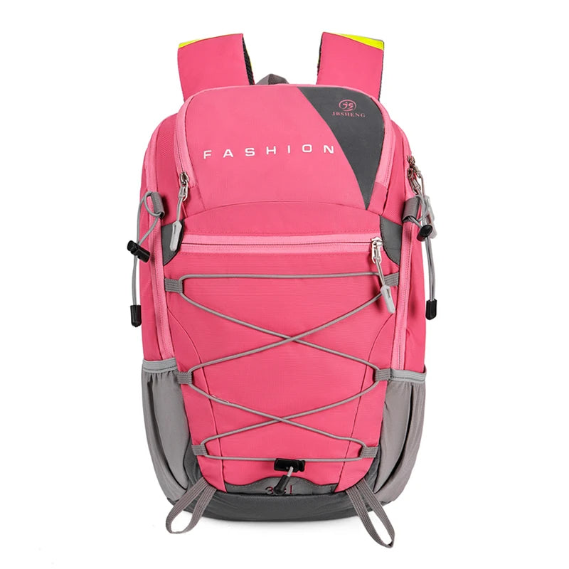 Large capacity climbing backpack lightweight outdoor hiking multipocket nylon - product image