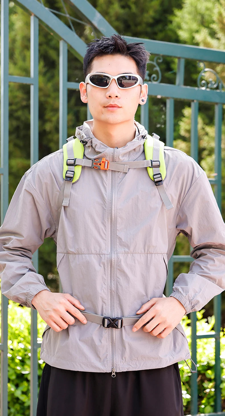 Large capacity climbing backpack lightweight outdoor hiking multipocket nylon - product image