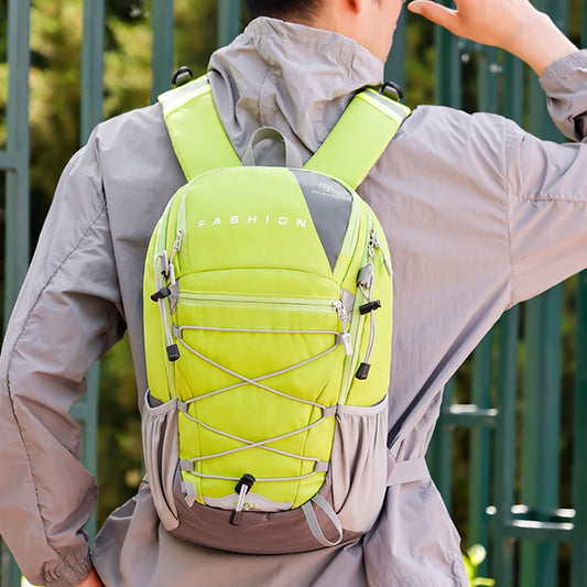 Large capacity climbing backpack lightweight outdoor hiking multipocket nylon - product image