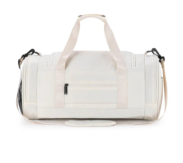 Large capacity travel duffel bag with dry wet separation and shoe pocket oxford - product image