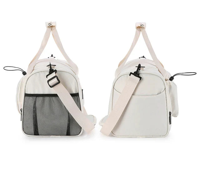 Large capacity travel duffel bag with dry wet separation and shoe pocket oxford - product image