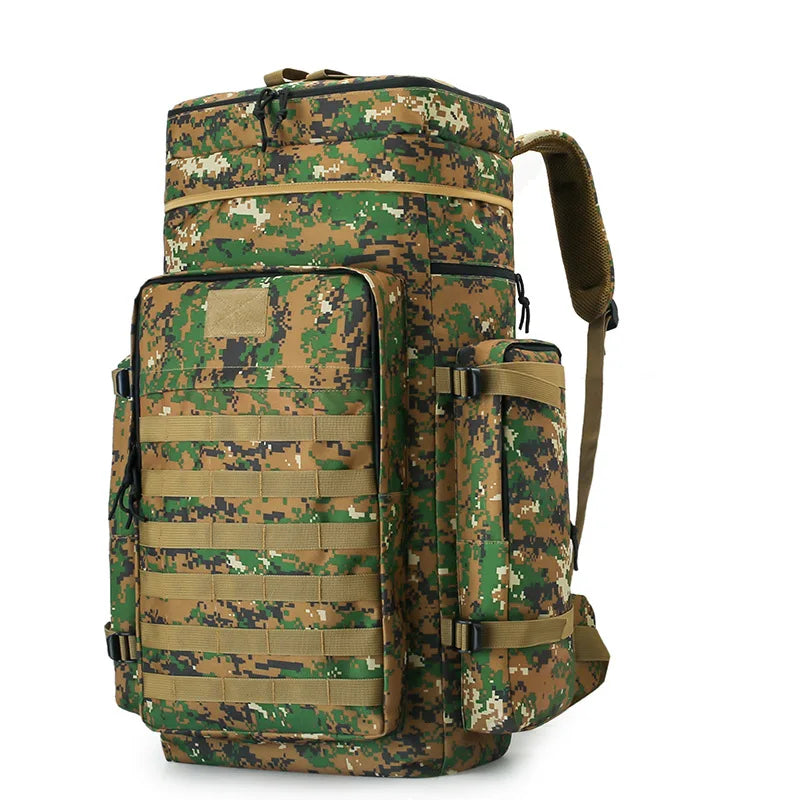 Large climbing nylon bag durable waterproof molle system multi-pocket rucksack - product image