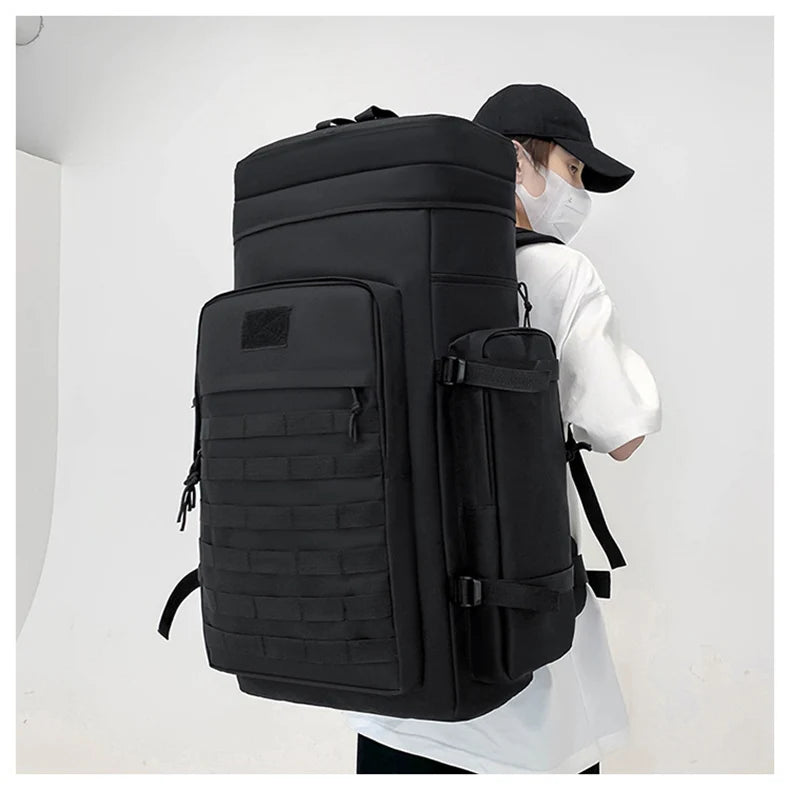 Large climbing nylon bag durable waterproof molle system multi-pocket rucksack - product image