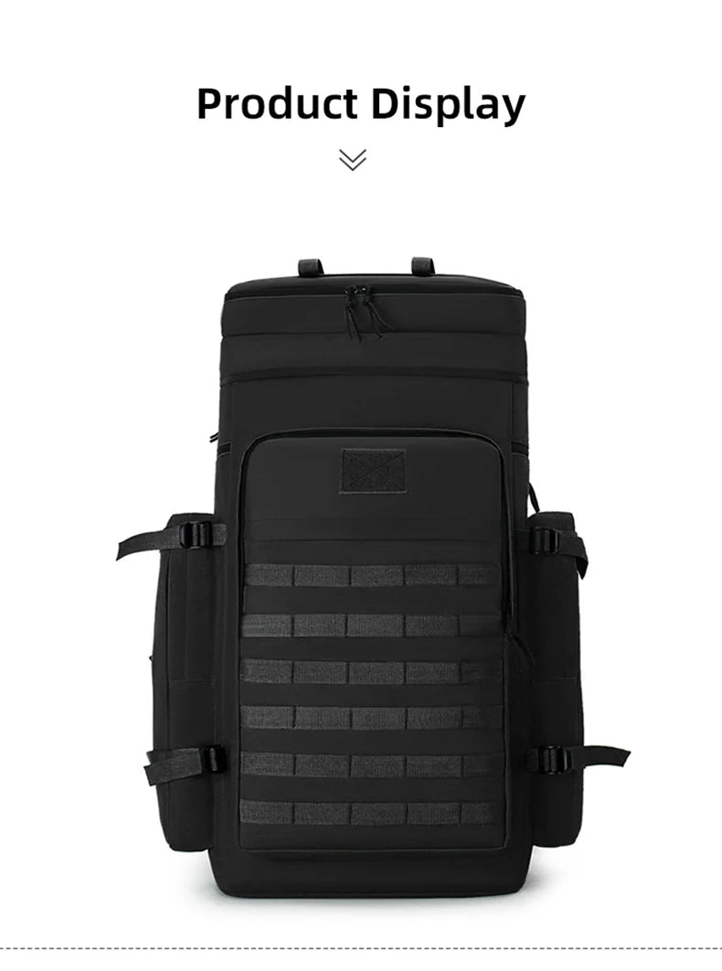 Large climbing nylon bag durable waterproof molle system multi-pocket rucksack - product image