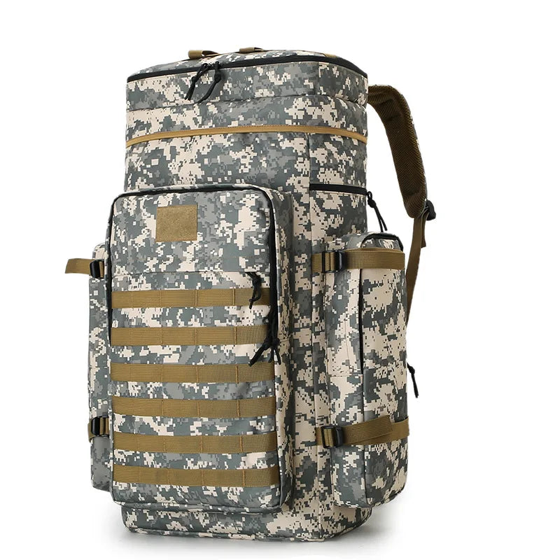 Large climbing nylon bag durable waterproof molle system multi-pocket rucksack - product image