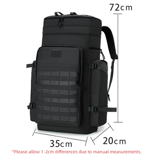 Large climbing nylon bag durable waterproof molle system multi-pocket rucksack - product image