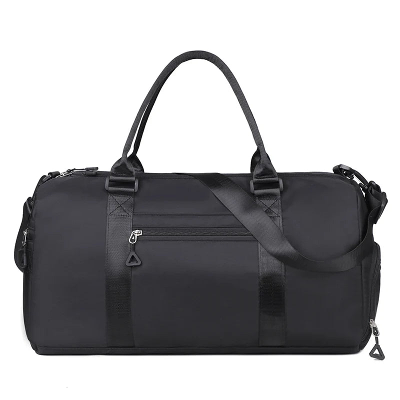 Large fitness tote bag with dry wet separation nylon for men and women - product image