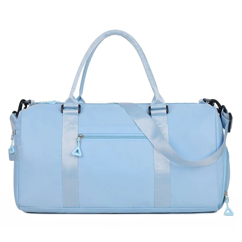 Large fitness tote bag with dry wet separation nylon for men and women - product image