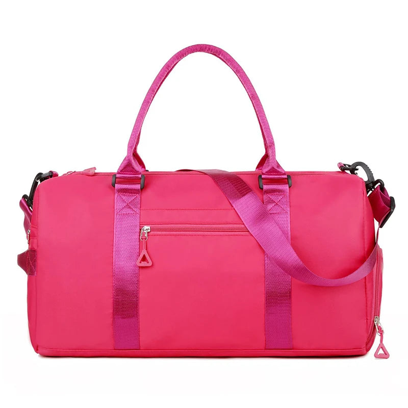 Large fitness tote bag with dry wet separation nylon for men and women - product image