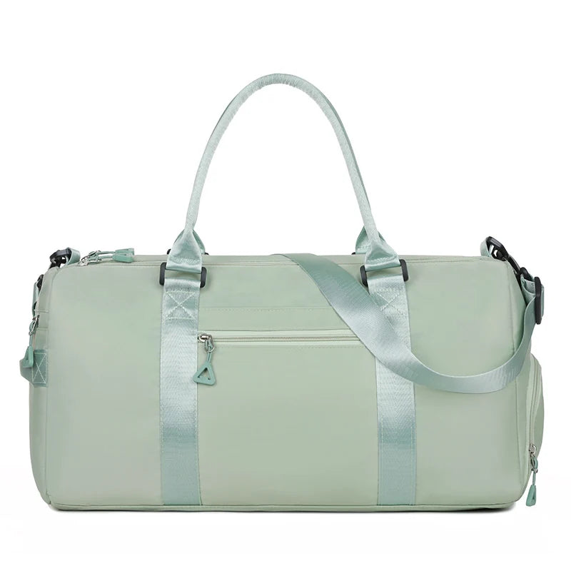 Large fitness tote bag with dry wet separation nylon for men and women - product image