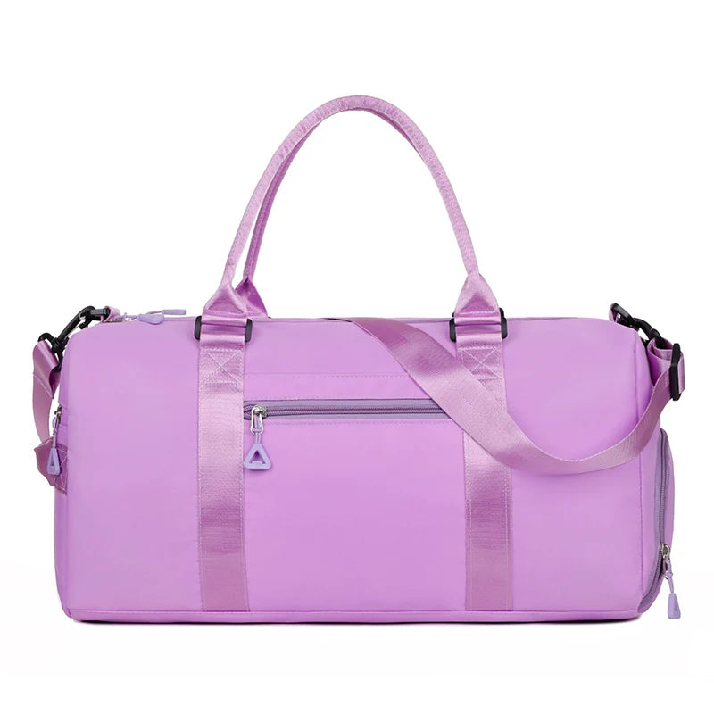 Large fitness tote bag with dry wet separation nylon for men and women - product image