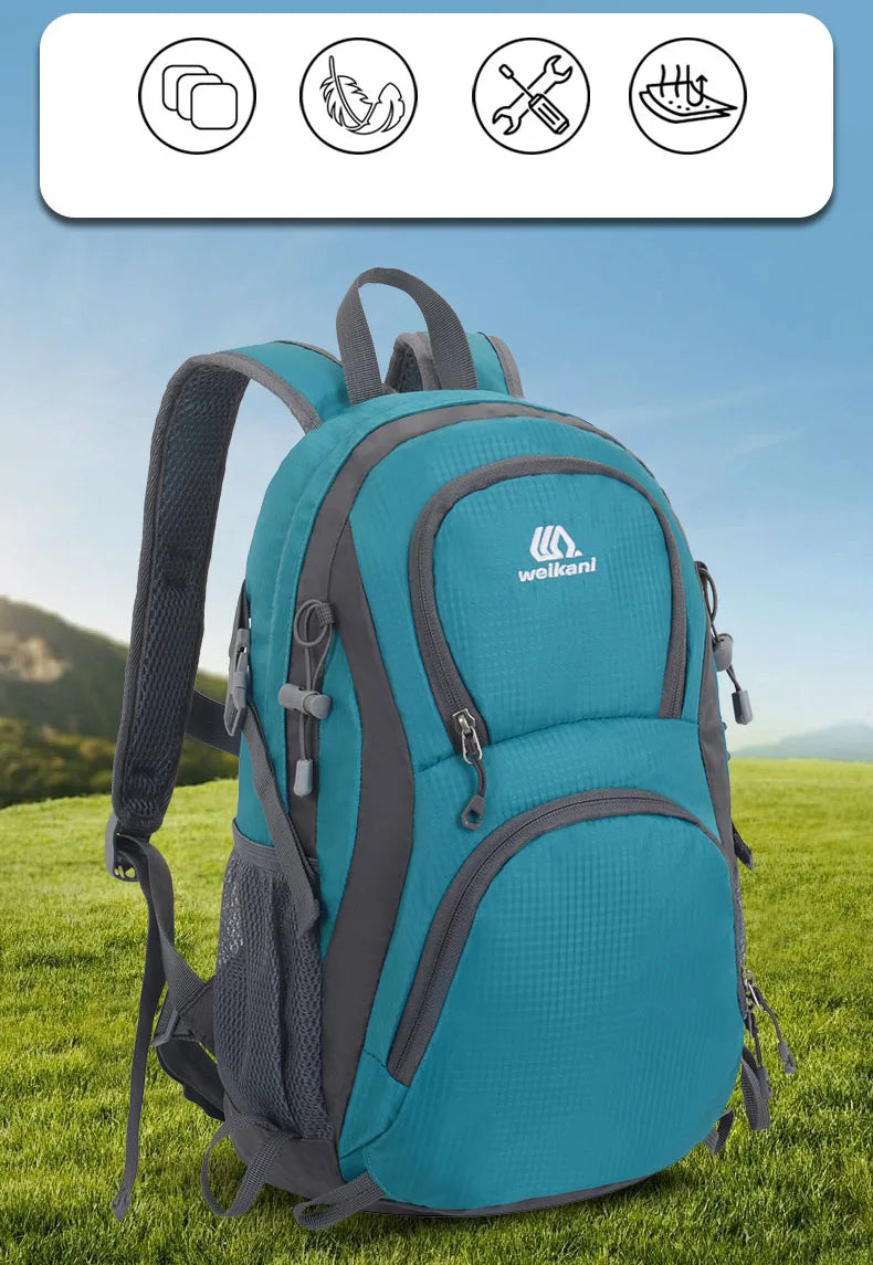 Lightweight nylon outdoor sports hiking camping climbing foldable backpack - product image