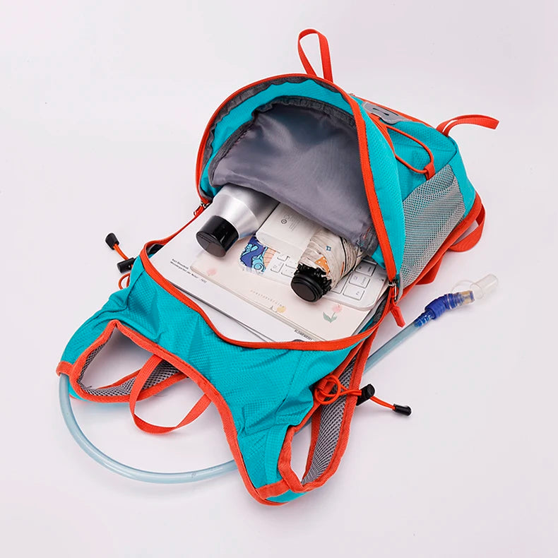 Lightweight outdoor climbing hydration backpack with reflective strip nylon - product image