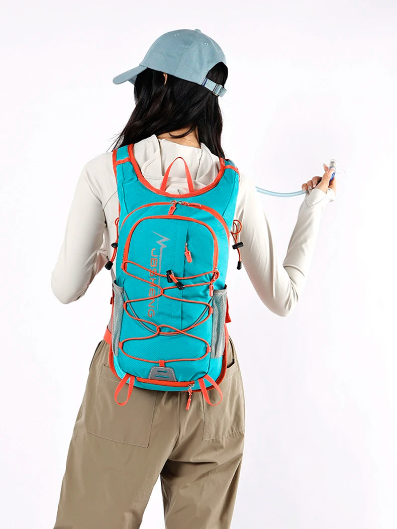 Lightweight outdoor climbing hydration backpack with reflective strip nylon - product image