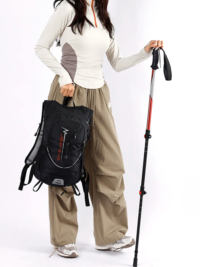 Lightweight outdoor climbing hydration backpack with reflective strip nylon - product image
