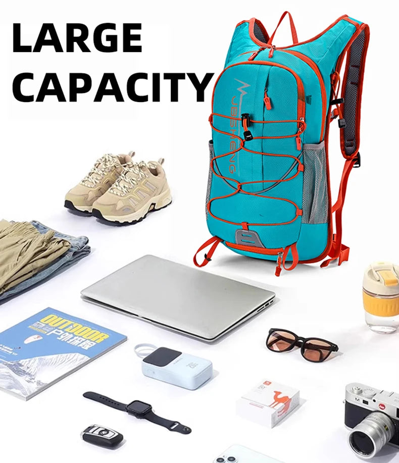 Lightweight outdoor climbing hydration backpack with reflective strip nylon - product image