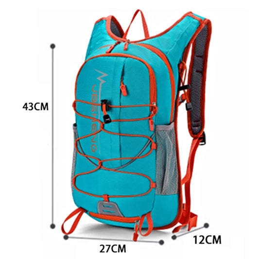 Lightweight outdoor climbing hydration backpack with reflective strip nylon - product image