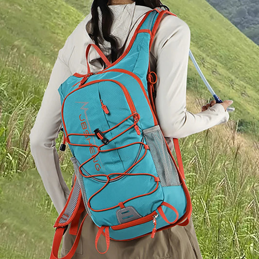 Lightweight outdoor climbing hydration backpack with reflective strip nylon - product image