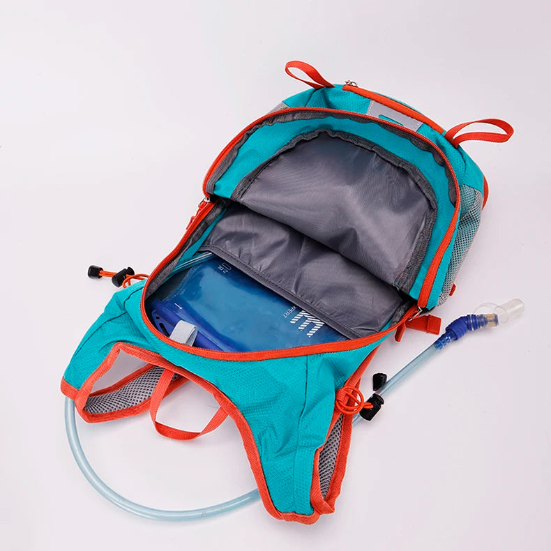 Lightweight outdoor climbing hydration backpack with reflective strip nylon - product image