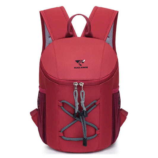 Lightweight oxford string backpack multi-pocket travel hiking casual bag - product image