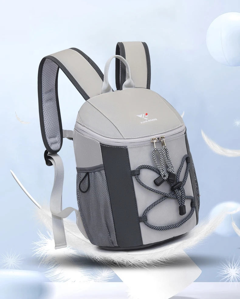 Lightweight oxford string backpack multi-pocket travel hiking casual bag - product image