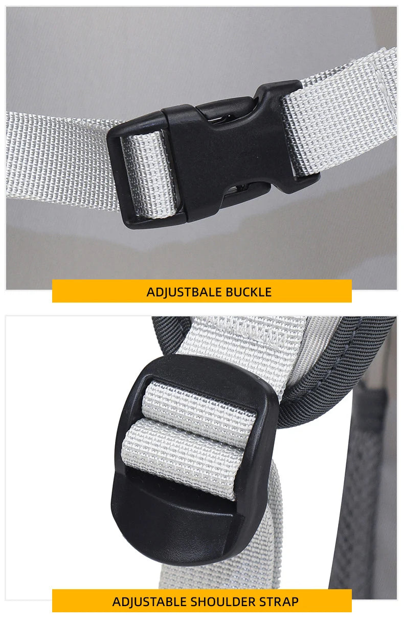 Lightweight oxford string backpack multi-pocket travel hiking casual bag - product image