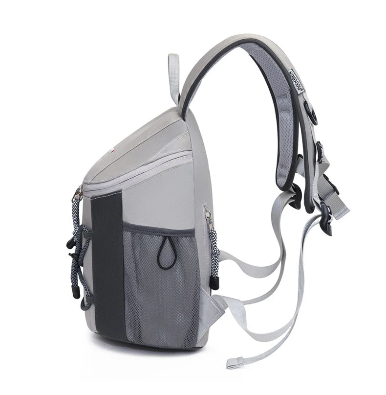 Lightweight oxford string backpack multi-pocket travel hiking casual bag - product image