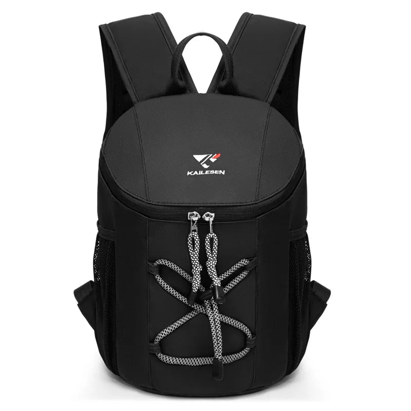 Lightweight oxford string backpack multi-pocket travel hiking casual bag - product image