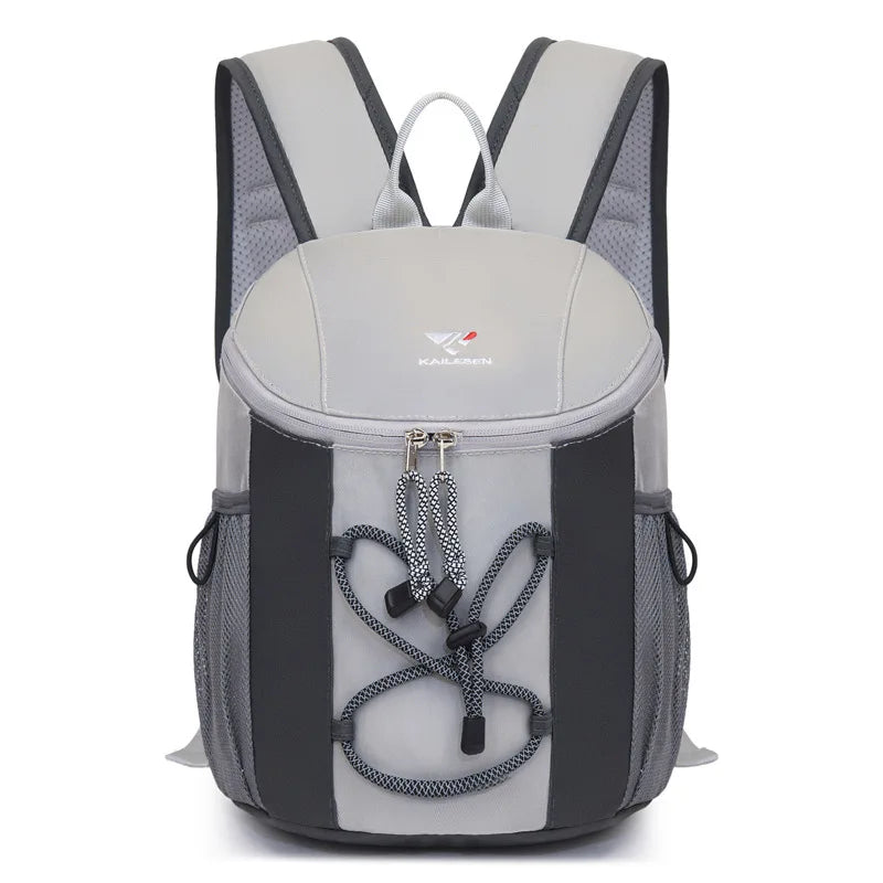 Lightweight oxford string backpack multi-pocket travel hiking casual bag - product image