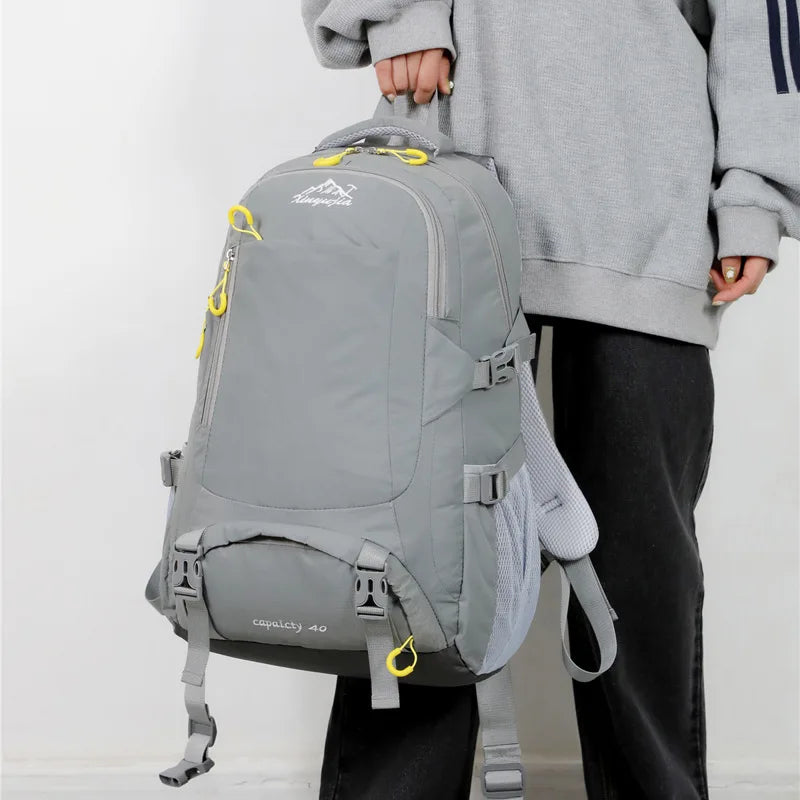 Lightweight softback outdoor climbing hiking backpack with multi-compartment - product image