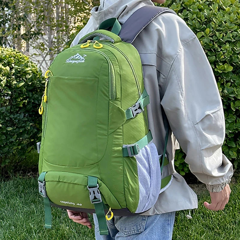 Lightweight softback outdoor climbing hiking backpack with multi-compartment - product image