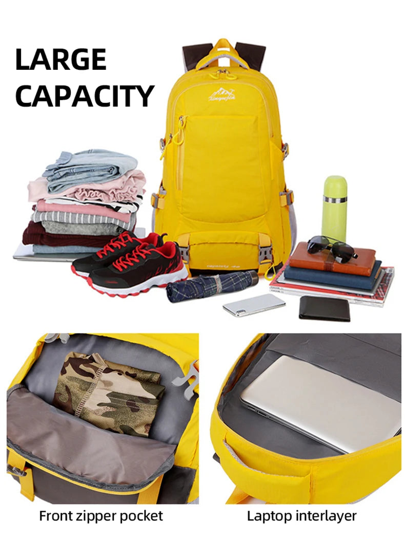 Lightweight softback outdoor climbing hiking backpack with multi-compartment - product image