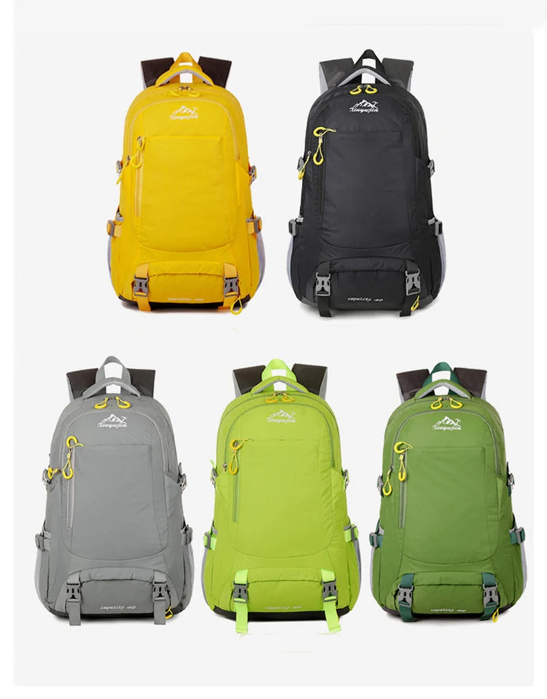 Lightweight softback outdoor climbing hiking backpack with multi-compartment - product image