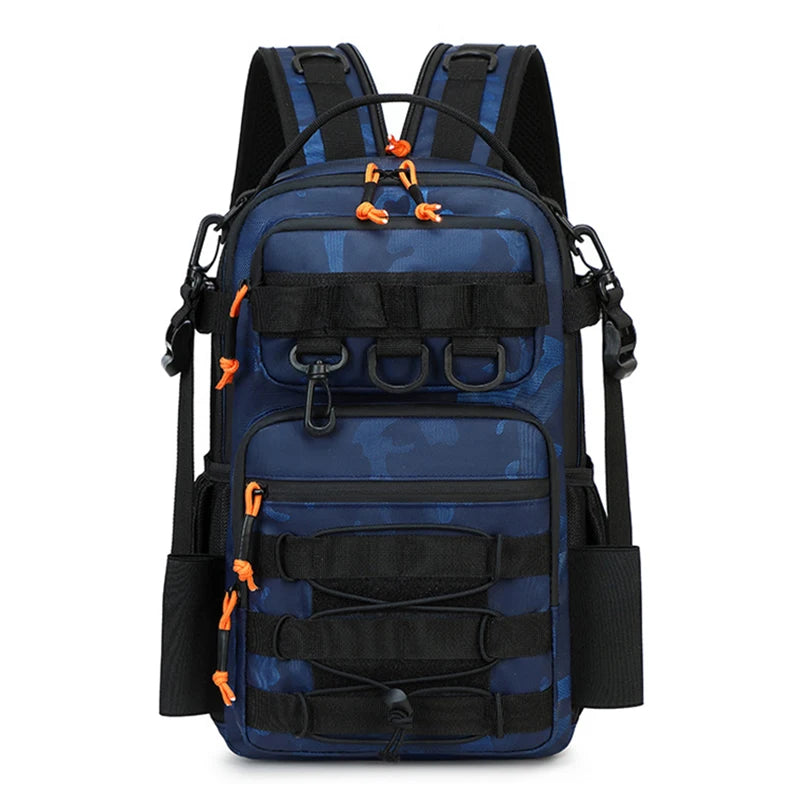 Lure climbing camping oxford backpack large capacity multi-pocket molle system - product image