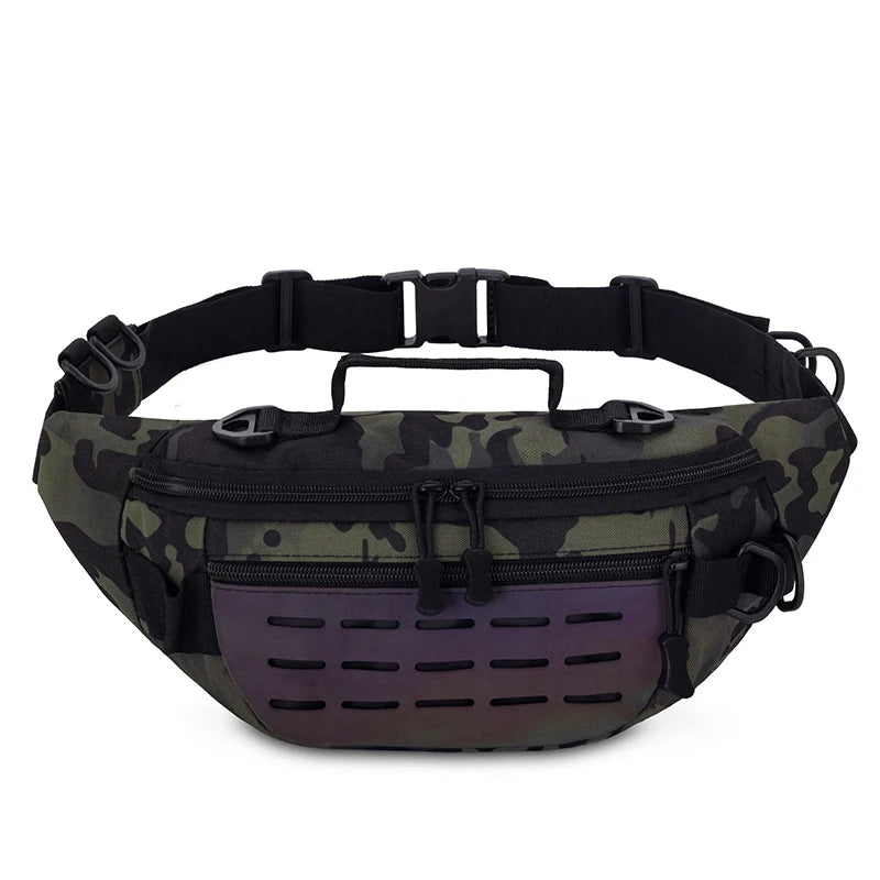 Men's outdoor hiking waterproof nylon durable large capacity waist bag - product image