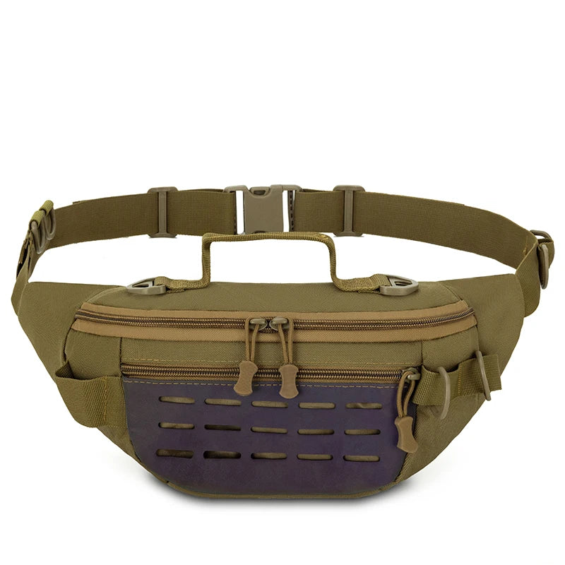 Men's outdoor hiking waterproof nylon durable large capacity waist bag - product image