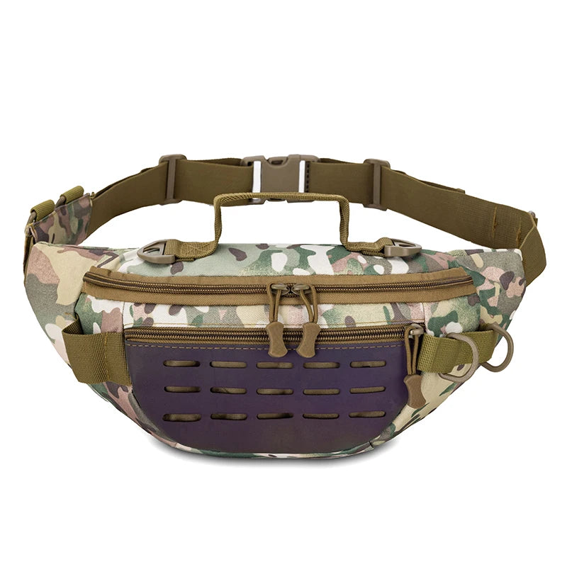 Men's outdoor hiking waterproof nylon durable large capacity waist bag - product image