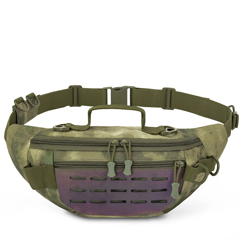 Men's outdoor hiking waterproof nylon durable large capacity waist bag - product image