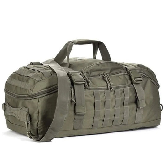 Men's tactical travel backpack large capacity nylon climbing hiking bag - product image