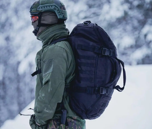 Men's tactical travel backpack large capacity nylon climbing hiking bag - product image