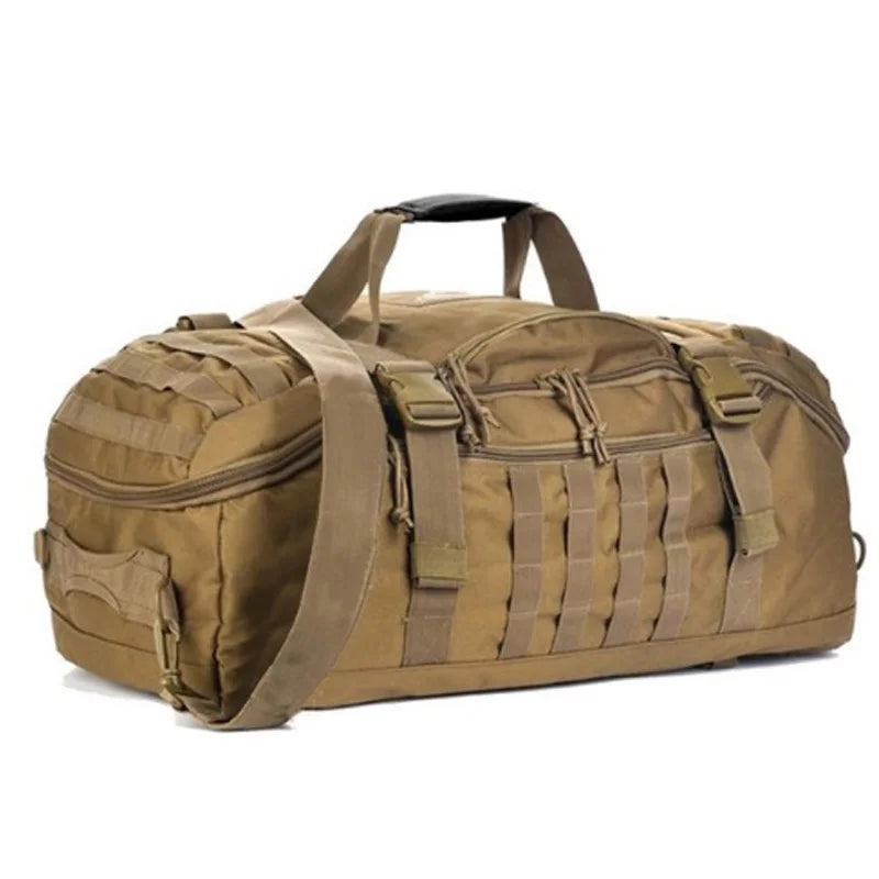 Men's tactical travel backpack large capacity nylon climbing hiking bag - product image