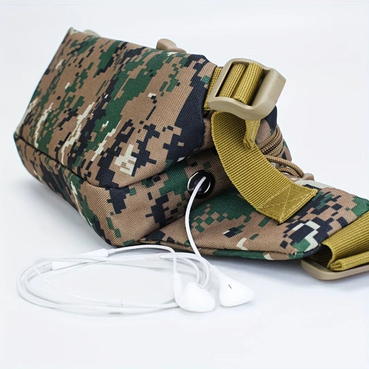 Men's tactical waist pack nylon multi-functional storage shoulder bag - product image