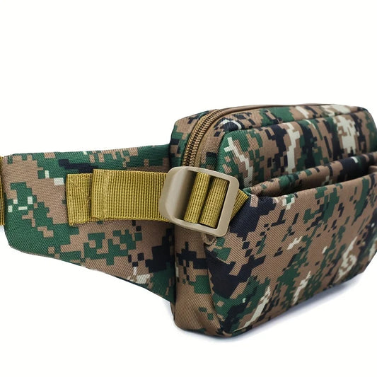 Men's tactical waist pack nylon multi-functional storage shoulder bag - product image